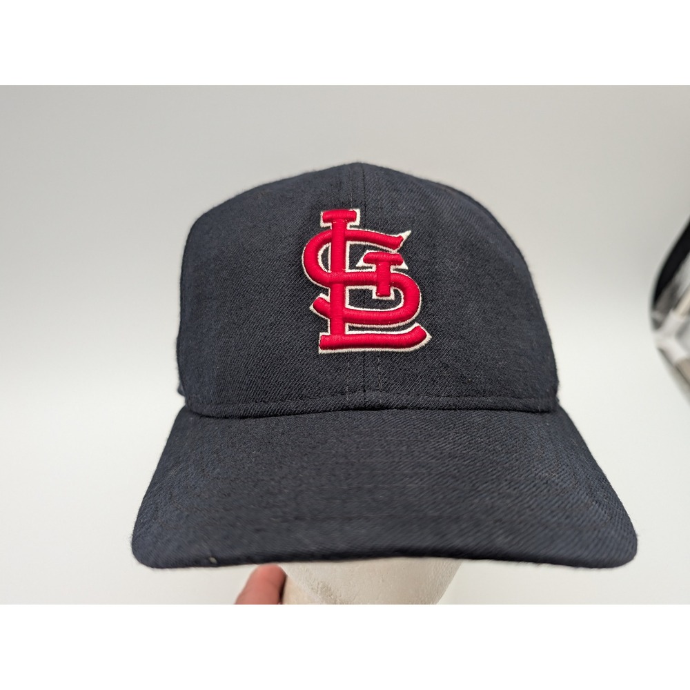 St. Louis Cardinals MLB Baseball Hat Navy Blue Red Embroidered Logo Cap